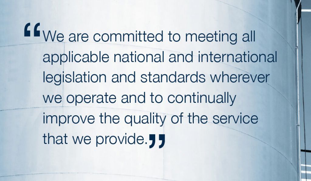 Um terminals our commitment to quality